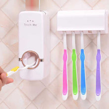 Load image into Gallery viewer, Bathroom Accessories Set Tooth Brush Holder Automatic Toothpaste Dispenser