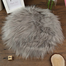 Load image into Gallery viewer, 30*30CM Soft Artificial  Wool Warm Hairy Carpet Seat Textil
