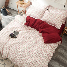 Load image into Gallery viewer, 4PCS Beddingset  Polyester Brief Full King Queen Tiwn Beding Cover