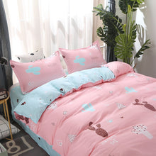 Load image into Gallery viewer, 4PCS Beddingset  Polyester Brief Full King Queen Tiwn Beding Cover