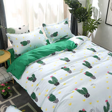 Load image into Gallery viewer, 4PCS Beddingset  Polyester Brief Full King Queen Tiwn Beding Cover