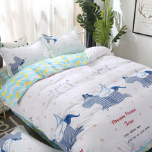 Load image into Gallery viewer, 4PCS Beddingset  Polyester Brief Full King Queen Tiwn Beding Cover