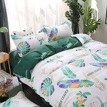 Load image into Gallery viewer, 4PCS Beddingset  Polyester Brief Full King Queen Tiwn Beding Cover